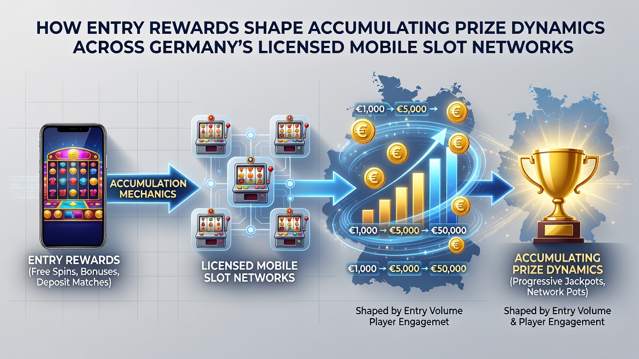 Grafik zur Akkumulation von Preispools durch Bonusmechanismen in mobilen Slots