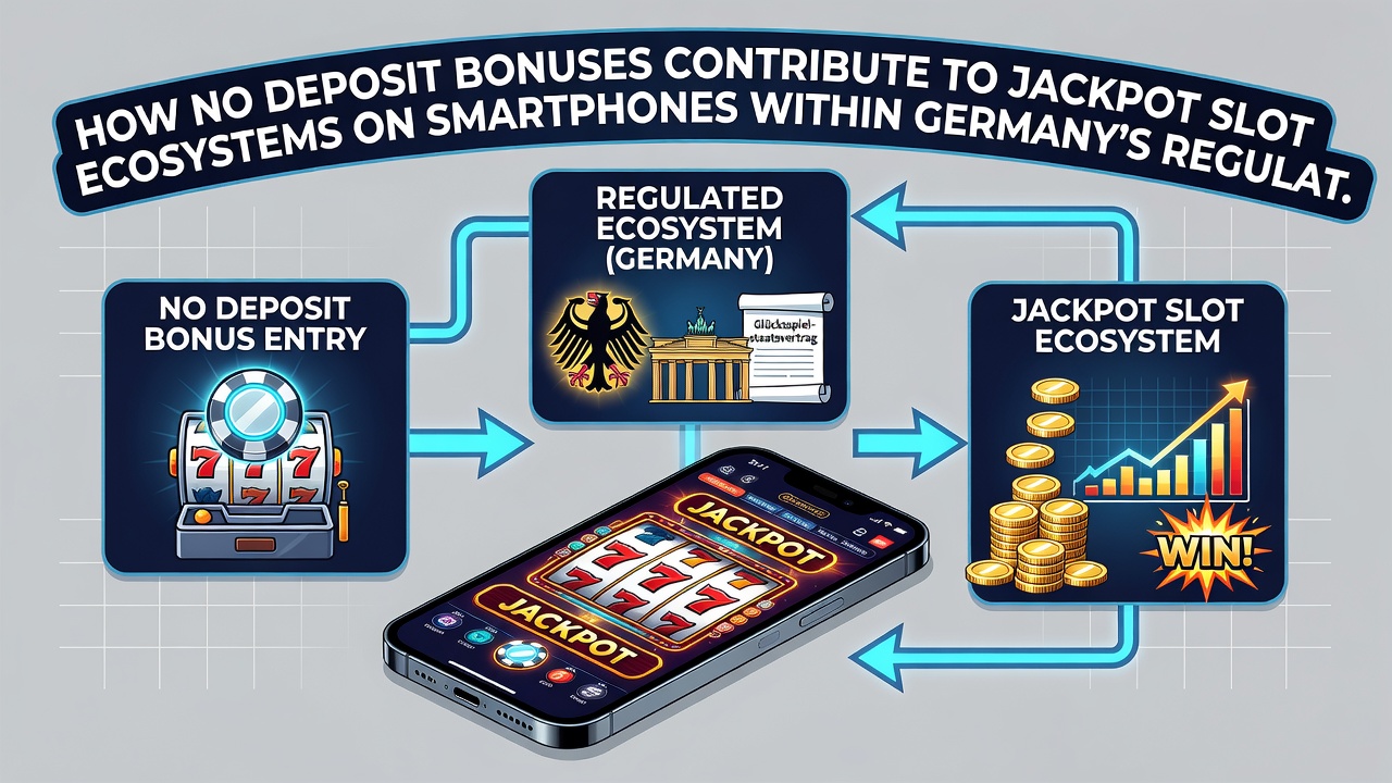 Dashboard eines progressiven Jackpot-Slots auf einem Smartphone mit Bonus-Statistiken und Pool-Wachstum
