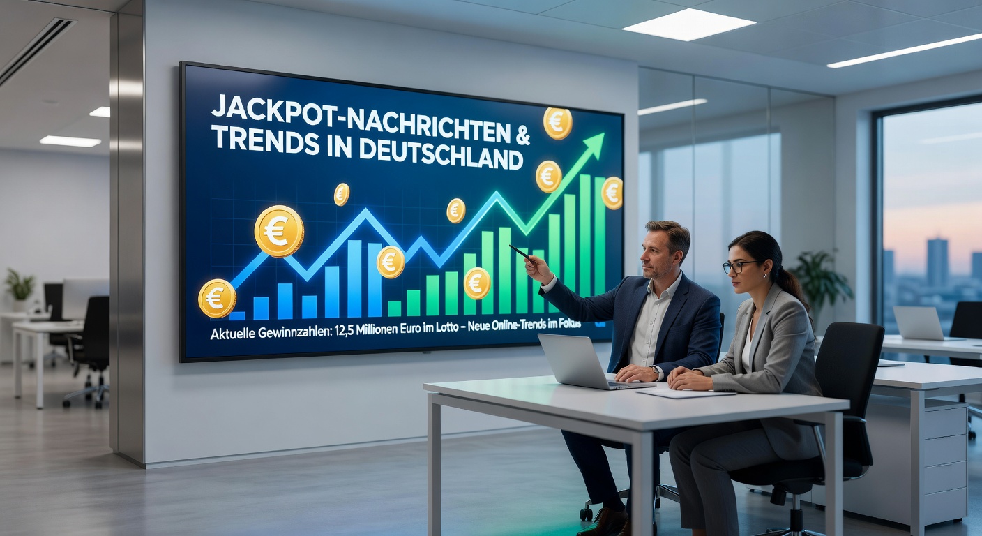 Lotto-Kugel mit Gewinnzahlen vor bayerischer Landschaft, symbolisiert den Jackpot-Gewinn aus Schwaben