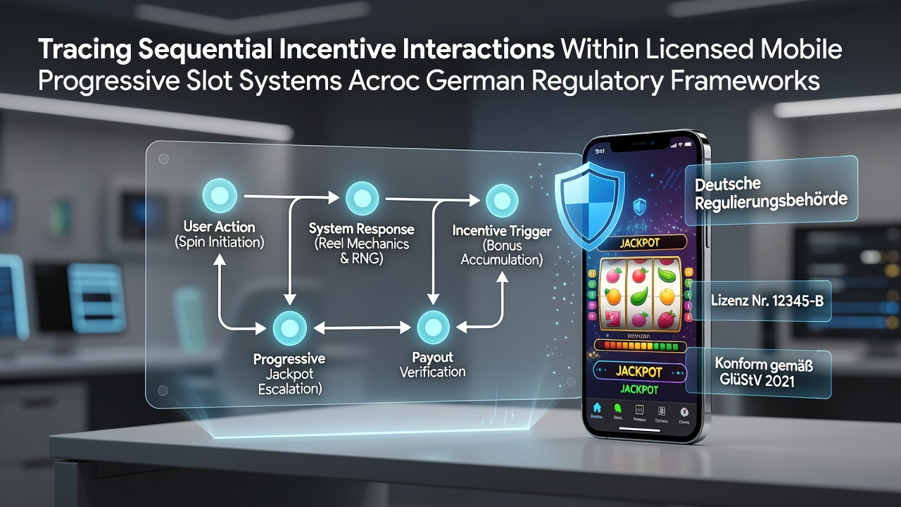 Darstellung lizenzierter mobiler progressiver Slot-Systeme mit Fokus auf sequenzielle Anreizketten unter deutscher Regulierung